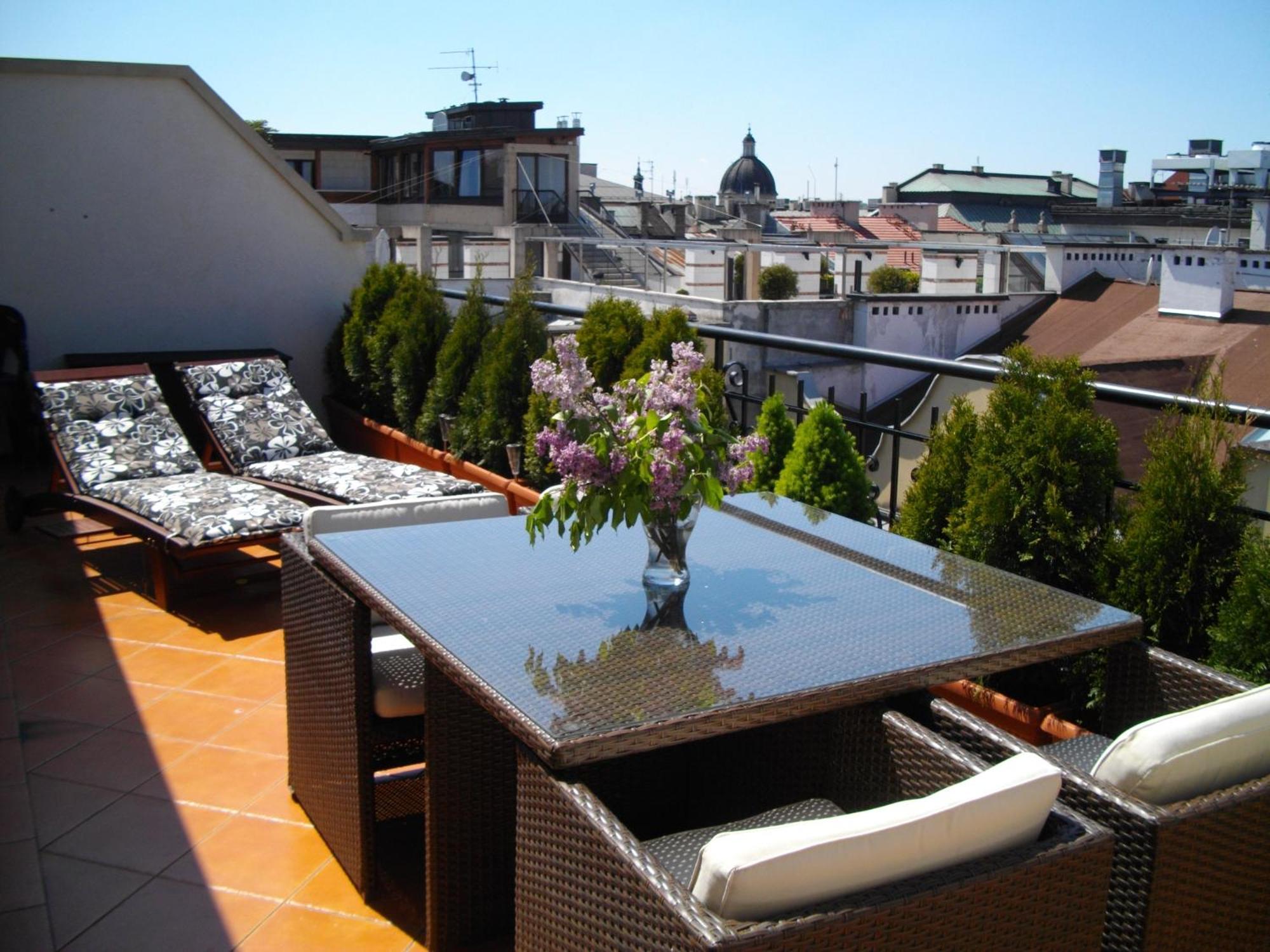 Apartament W Centrum - Duplex Penthouse In The Centre With Terrace And Air Conditioning Krakau Buitenkant foto